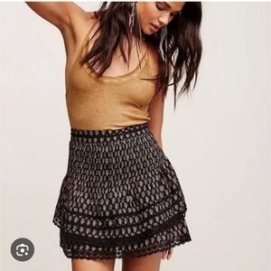 Free People Summer Nights Mini Skirt